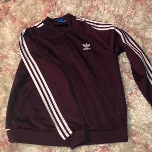 Adidas Zip up Burgundy